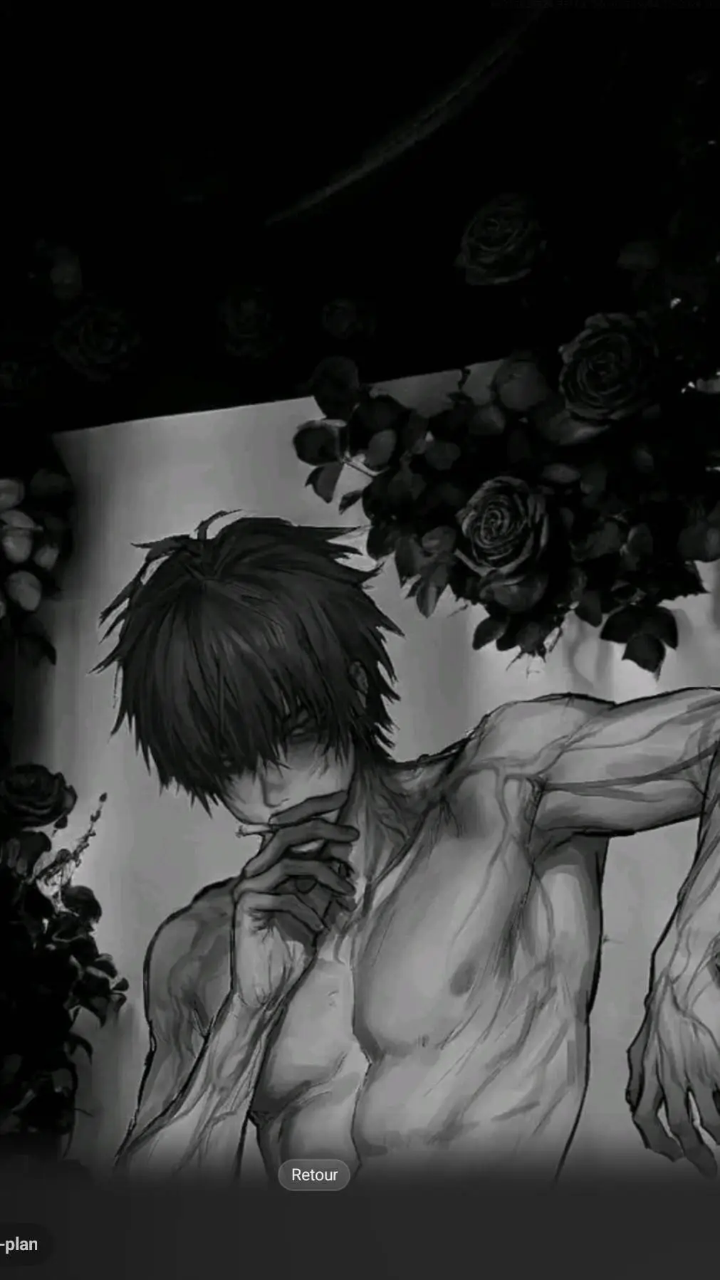 ai character: ♤Démon Evan♤ background