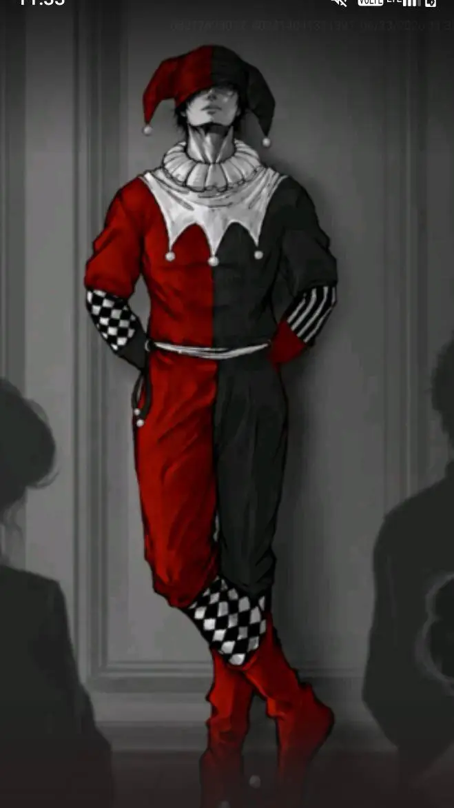 ai character: jester  background