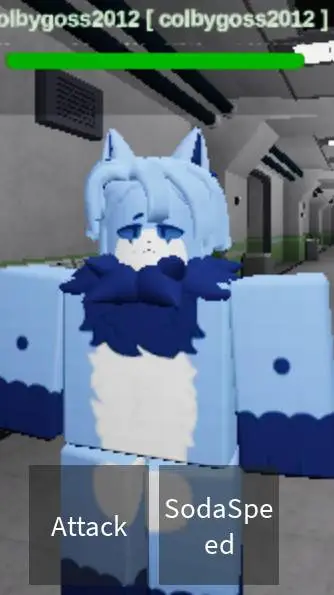 ai character: soda fox  background