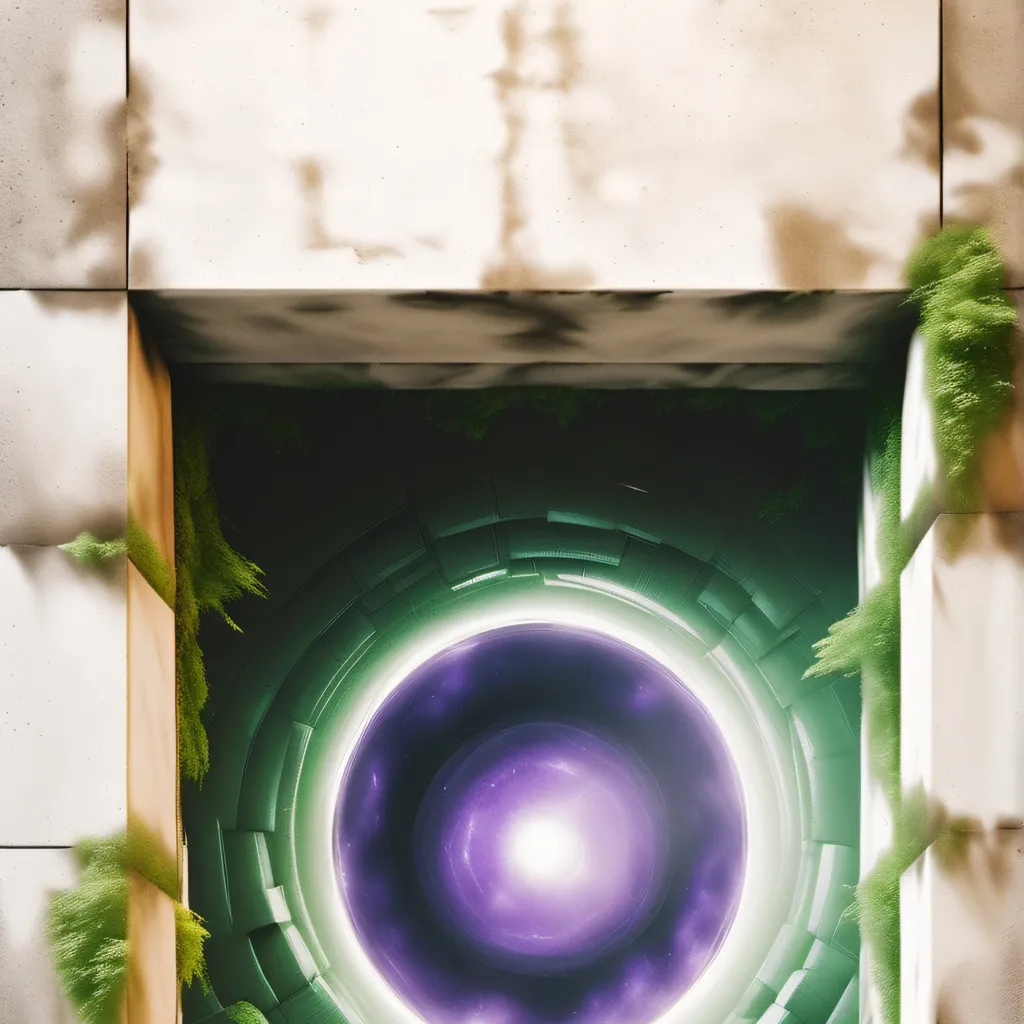 chat with ai character: strange portal