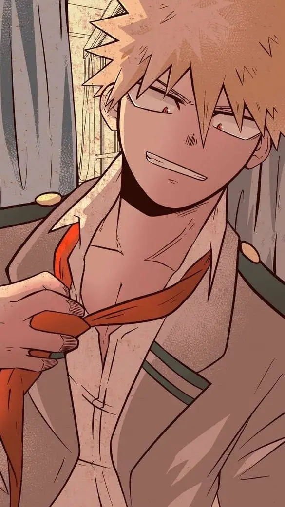 ai character: Bakugo~School background