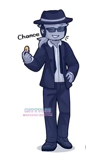 ai character: 🎰🥀 Chance 🥀🎰 background