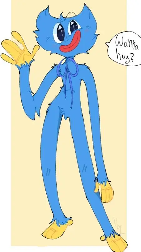 ai character: Huggy Wuggy background