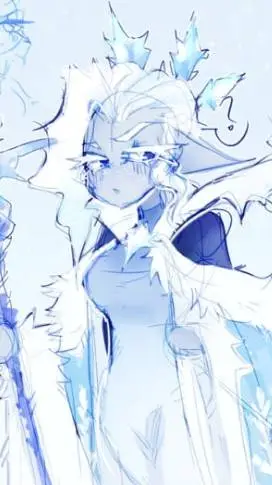ai character: Frost Queen background