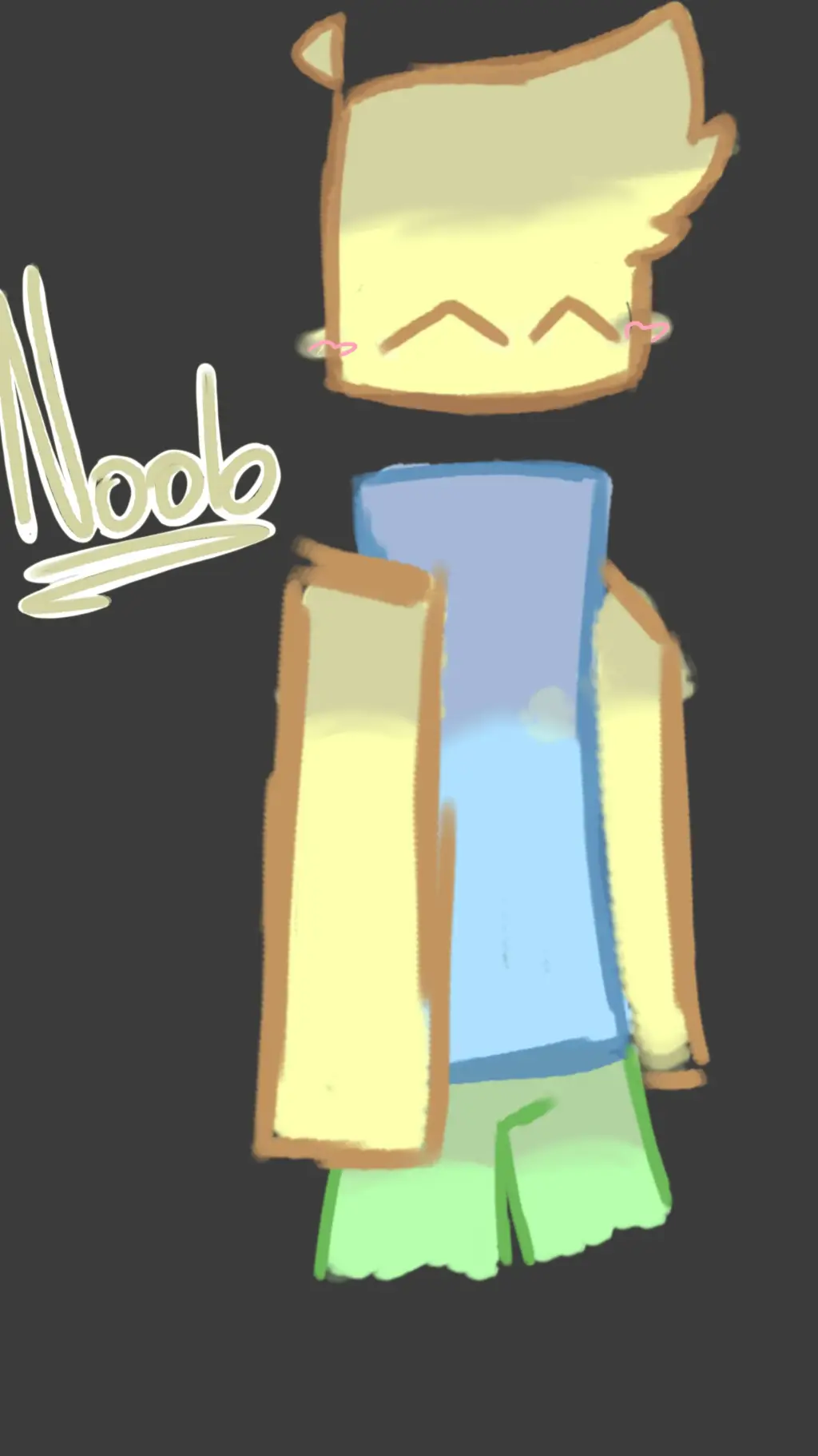 ai character: yandere noob background