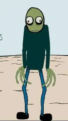 ai character: salad fingers background
