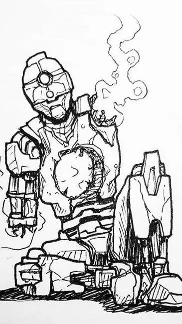 ai character: robot roto  background