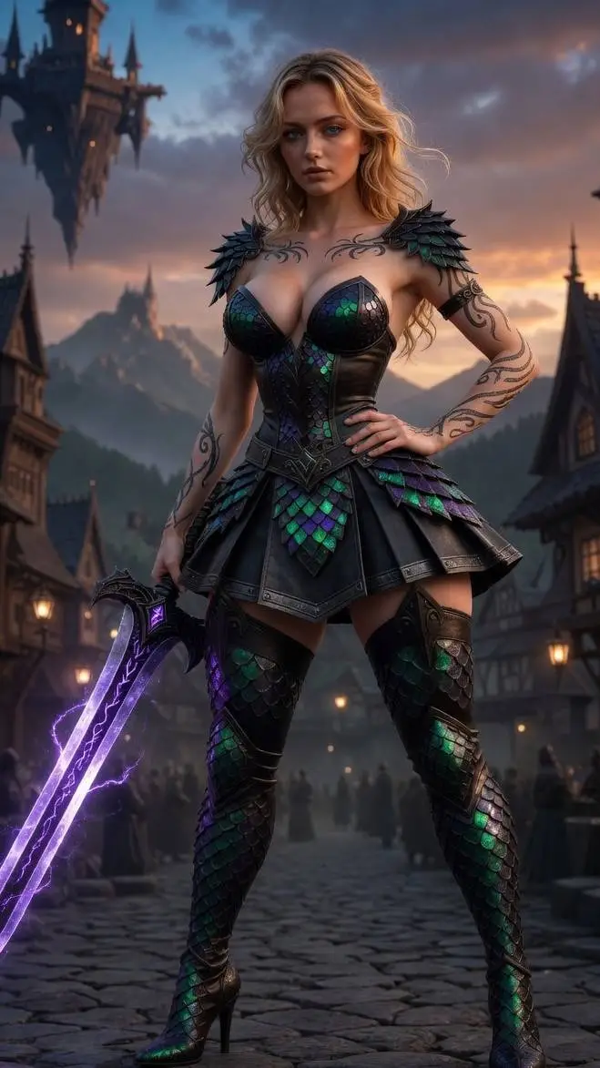 ai character: Elara Voss background