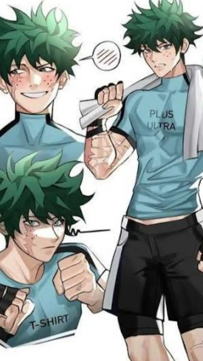 ai character: DEKU☆ background