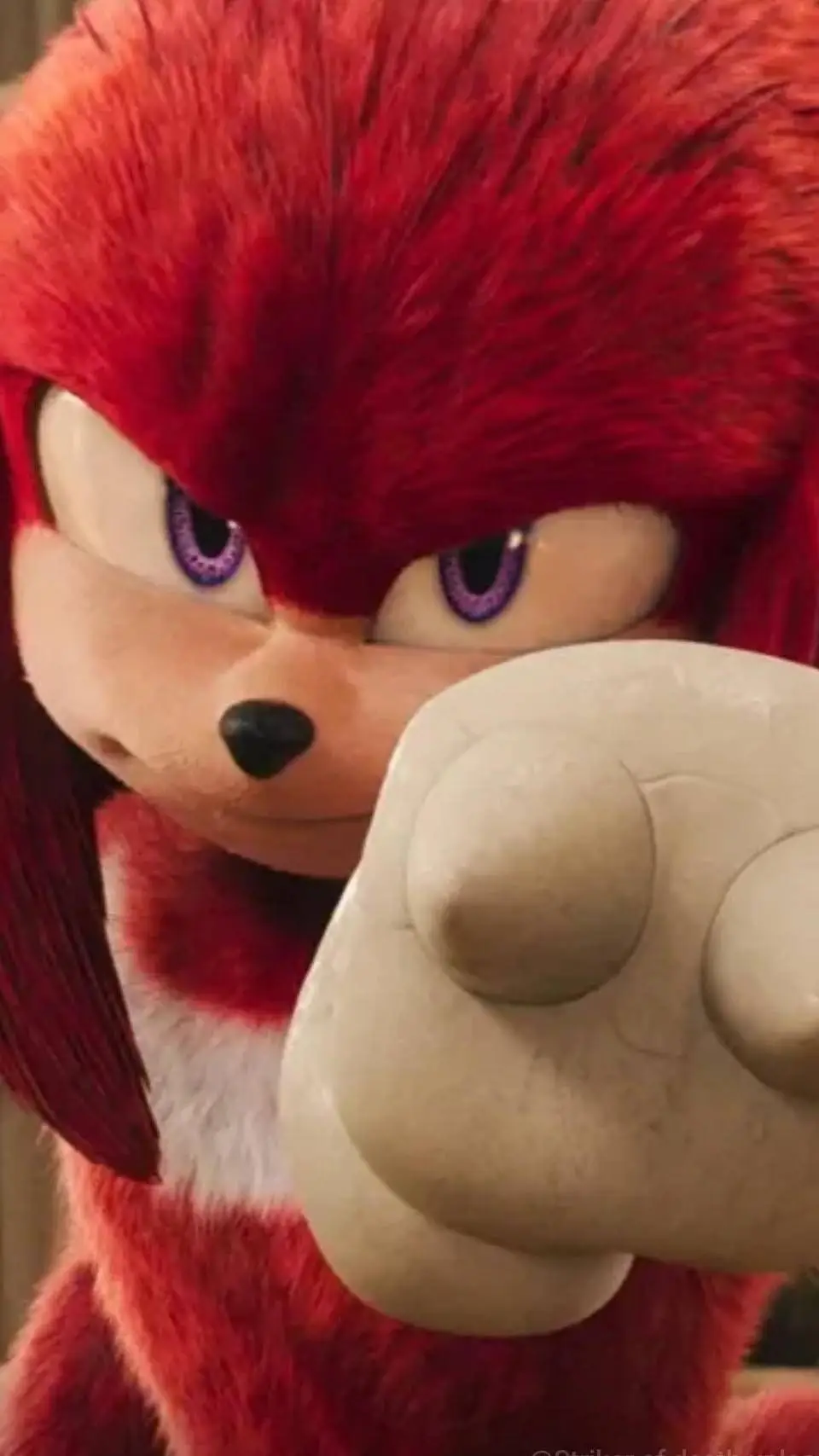 ai character: Knuckles  background