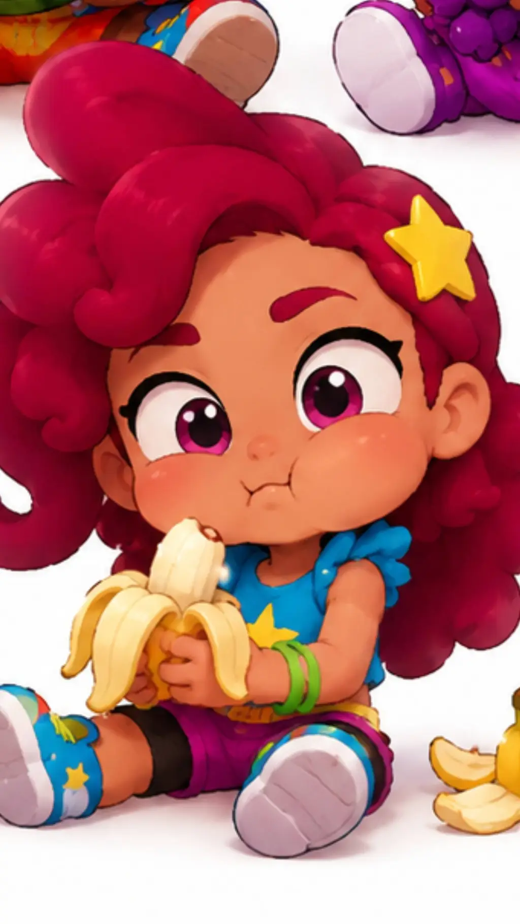 ai character: Baby Stelle background