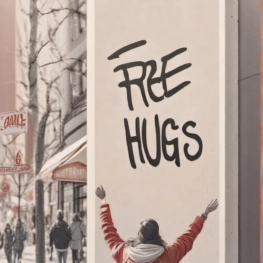 chat with ai character: Free hugs