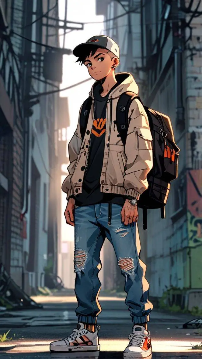ai character: макс background