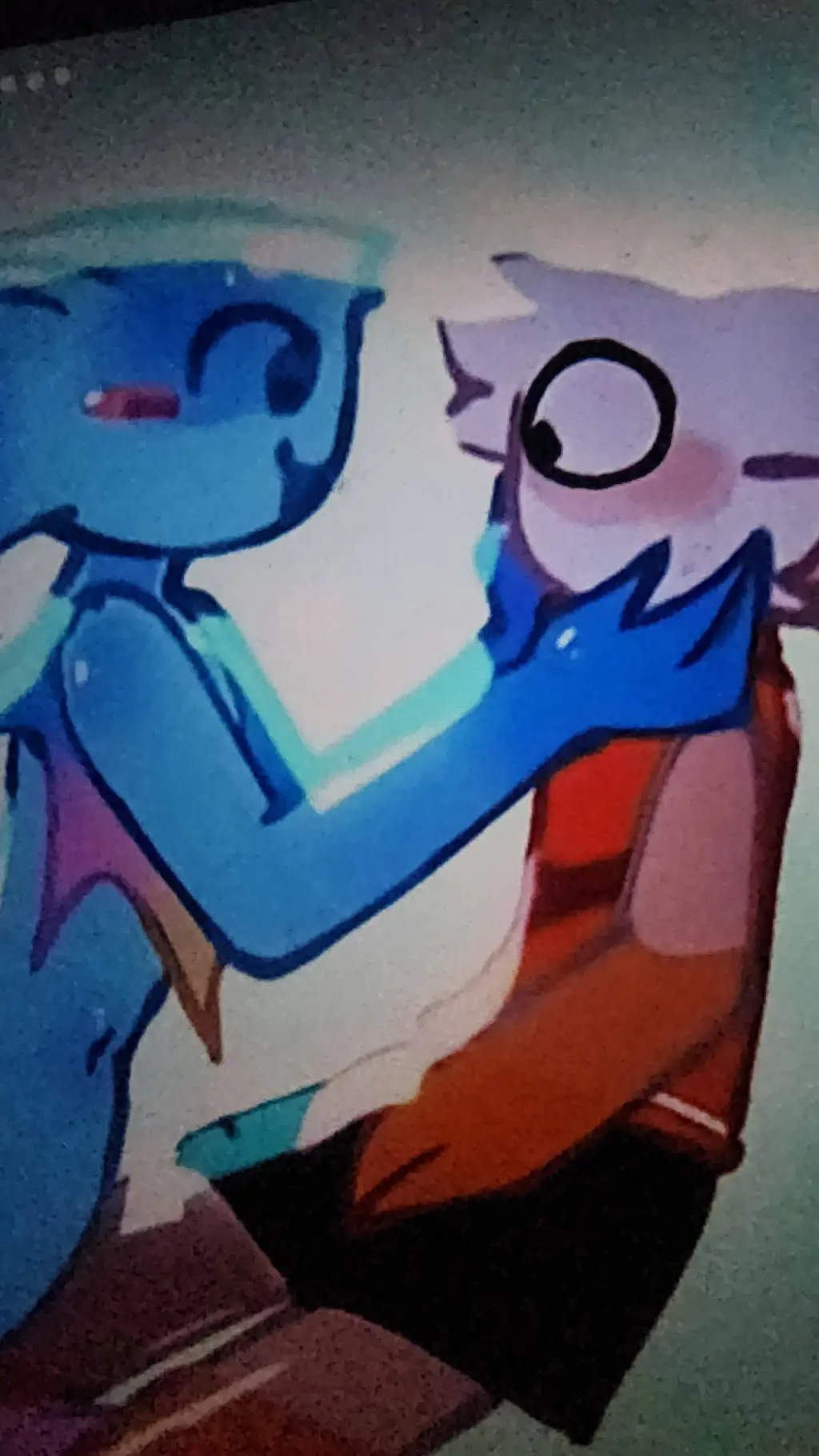ai character: shrimpo x Finn yay background