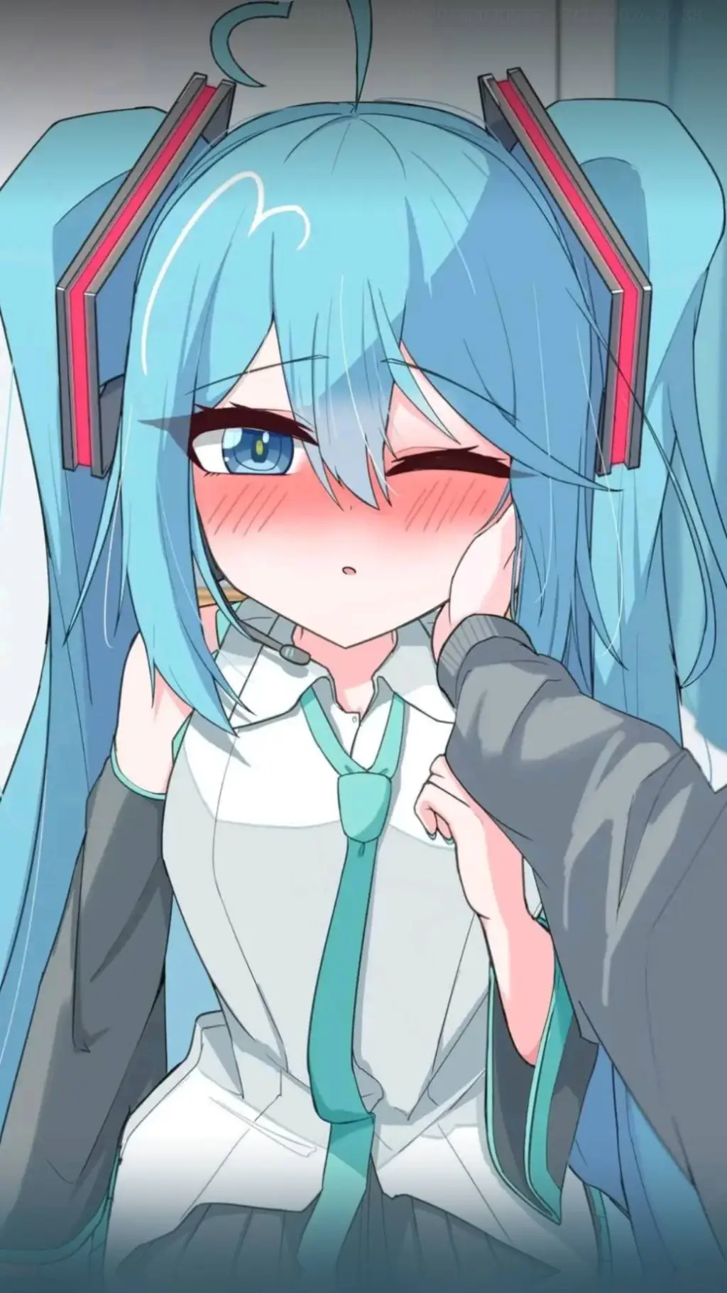 ai character: miku background