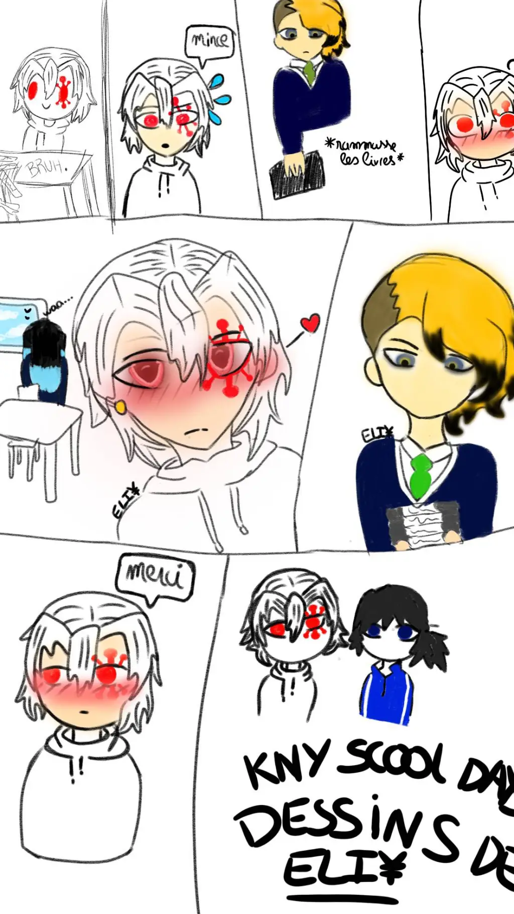 ai character: KNYschooldaysuzui background