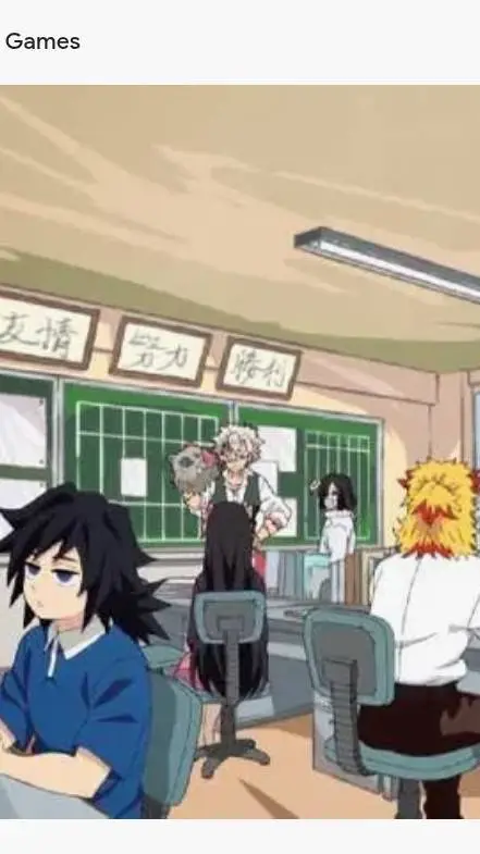 ai character: 🩵KNY School Days🧡 background