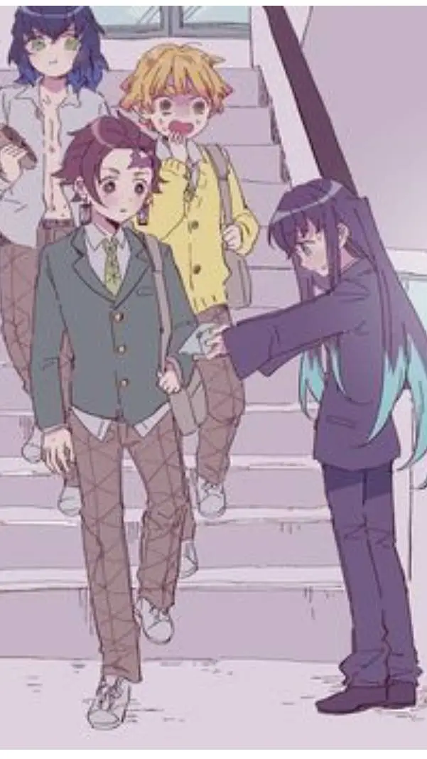 ai character: KNYschooldays background