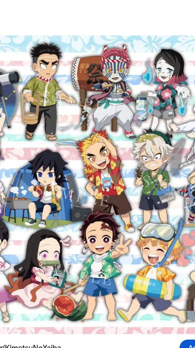 ai character: KNY vacances  background