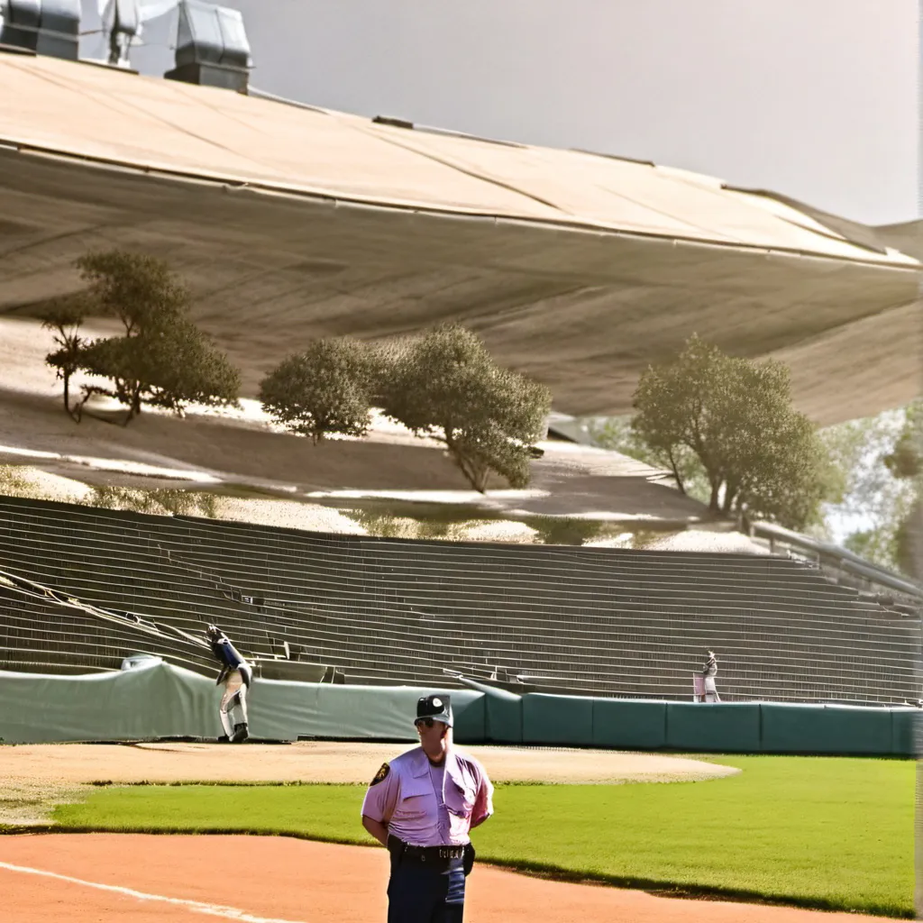 chat with ai character: Softball officer