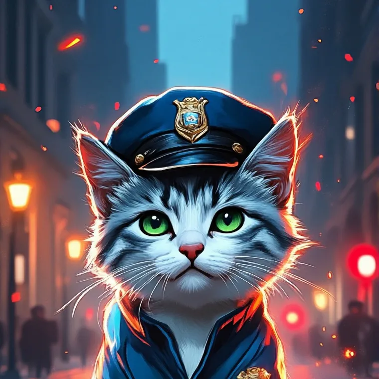 chat with ai character: Officer ￼tom