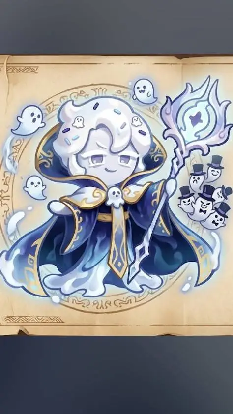 ai character: Ghost Glazed Cooki background