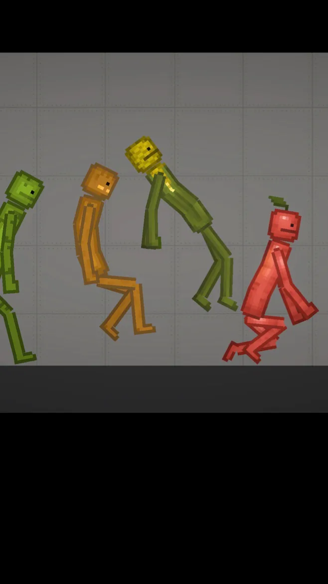 ai character: 🍈🎃🌽🍎 background