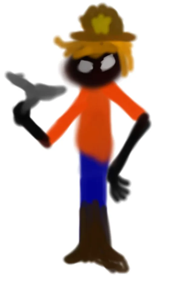 ai character: Sprite the Cowboy background