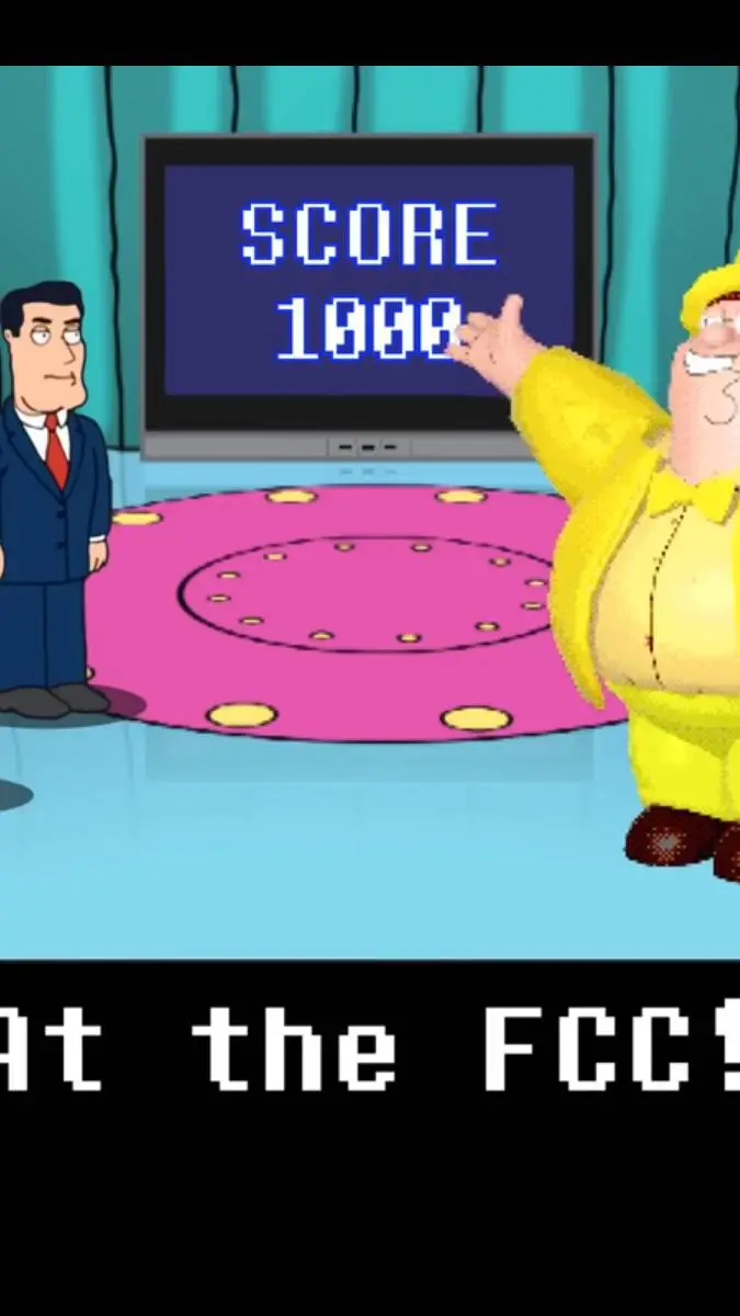 ai character: Peter Griffin but background