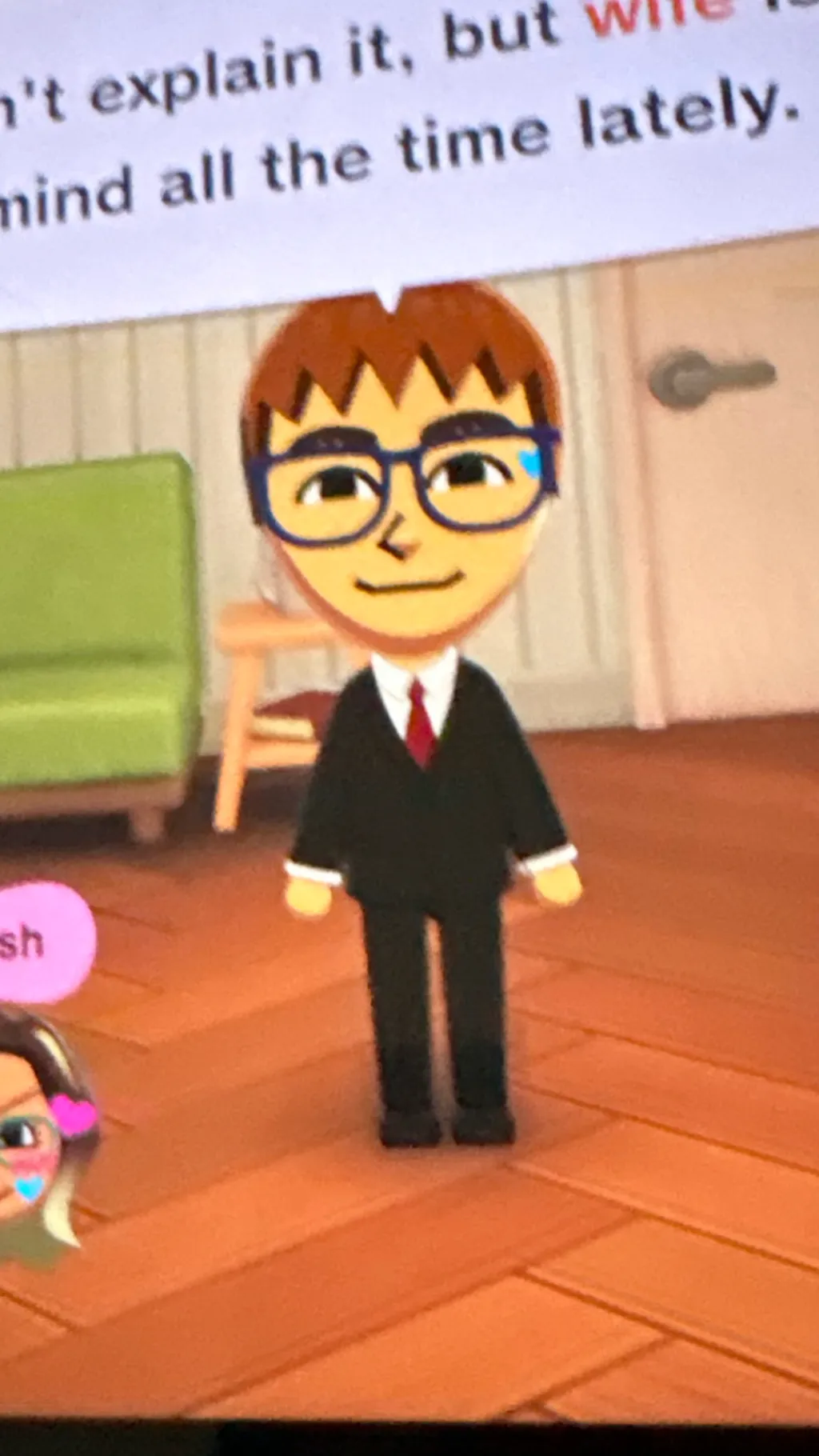 ai character: EVIL MASON AHAHAH- background
