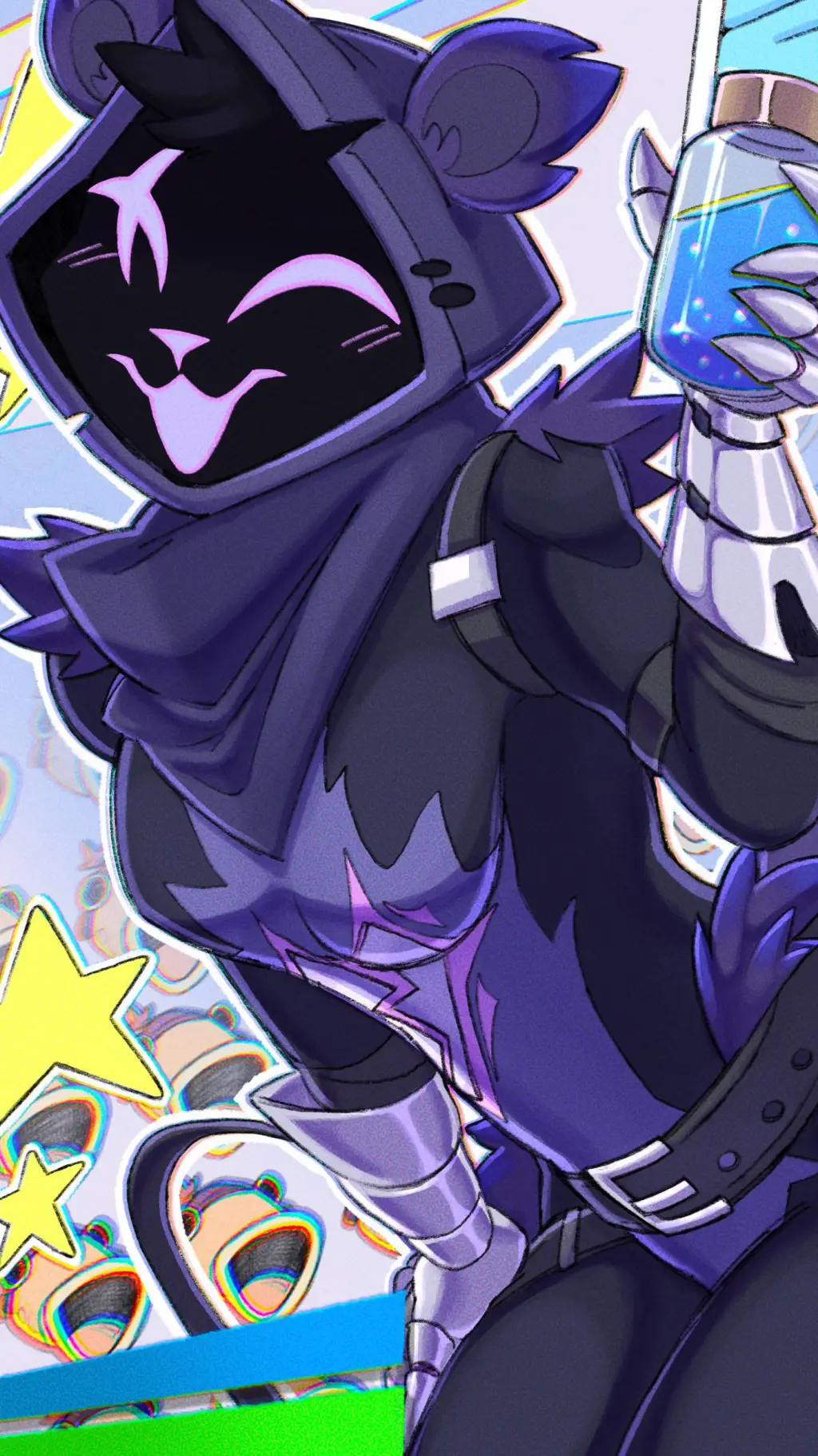 ai character: Raven background
