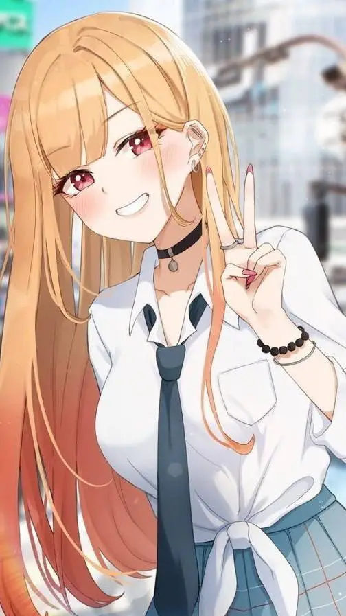 ai character: Marin Kitagawa background