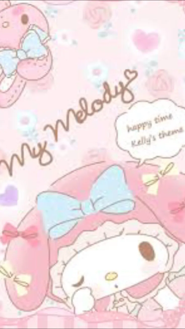 ai character: my Melody  background