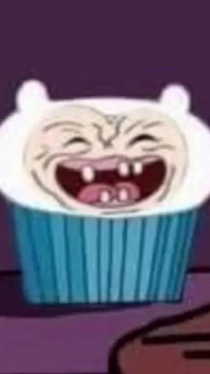 ai character: finn cupcake background