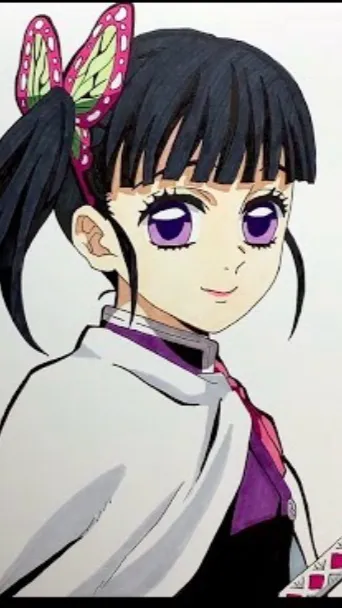 ai character: Clean shinobu clip background