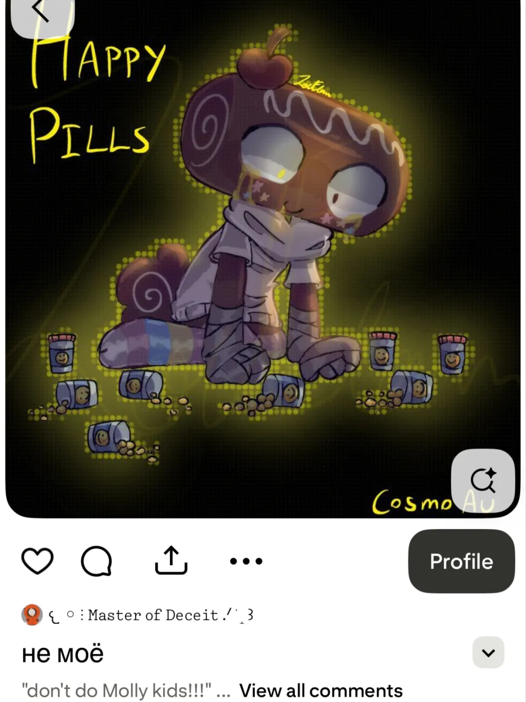 chat with ai character: Cosmo 