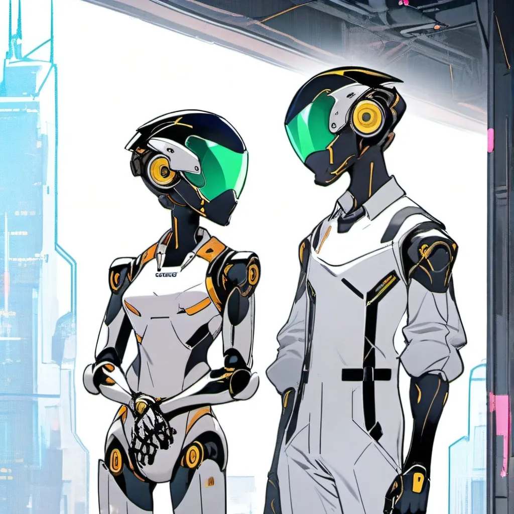 chat with ai character: your two robots