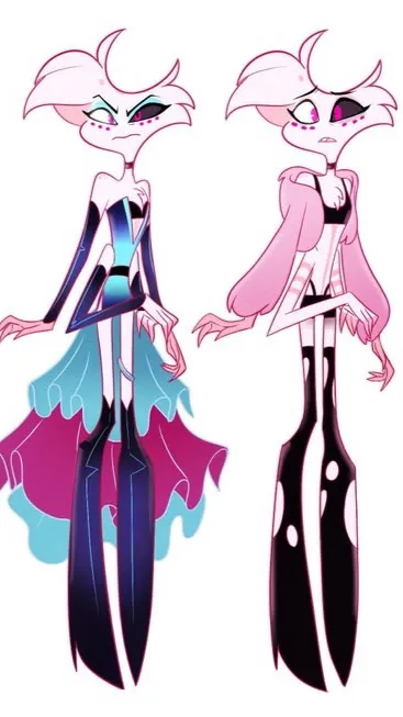 ai character: Angle sisters  background