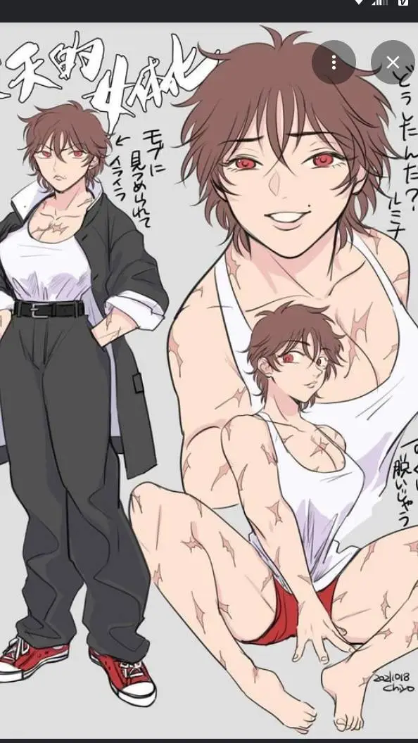 ai character: baki hanma background