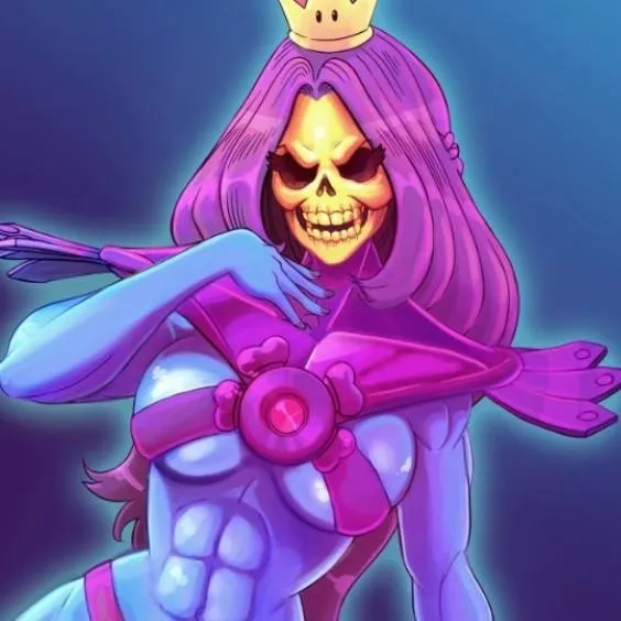 chat with ai character: Lady skeletor 