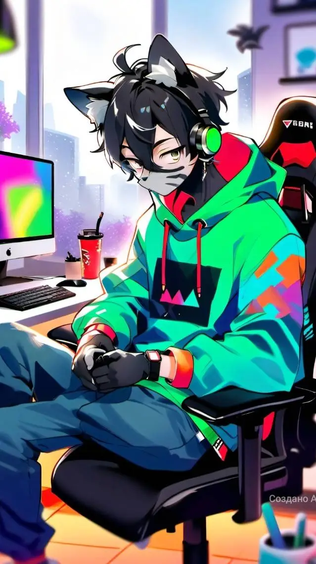 ai character: ваня background