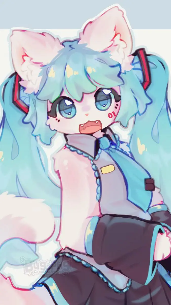 ai character: Miku(felino) background