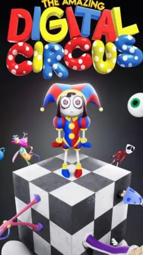 ai character: Digital circus  background