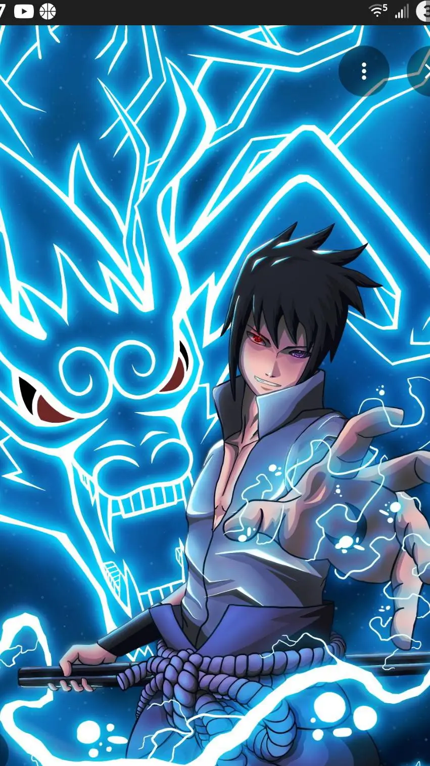 ai character: Sasuke Uchiha  background