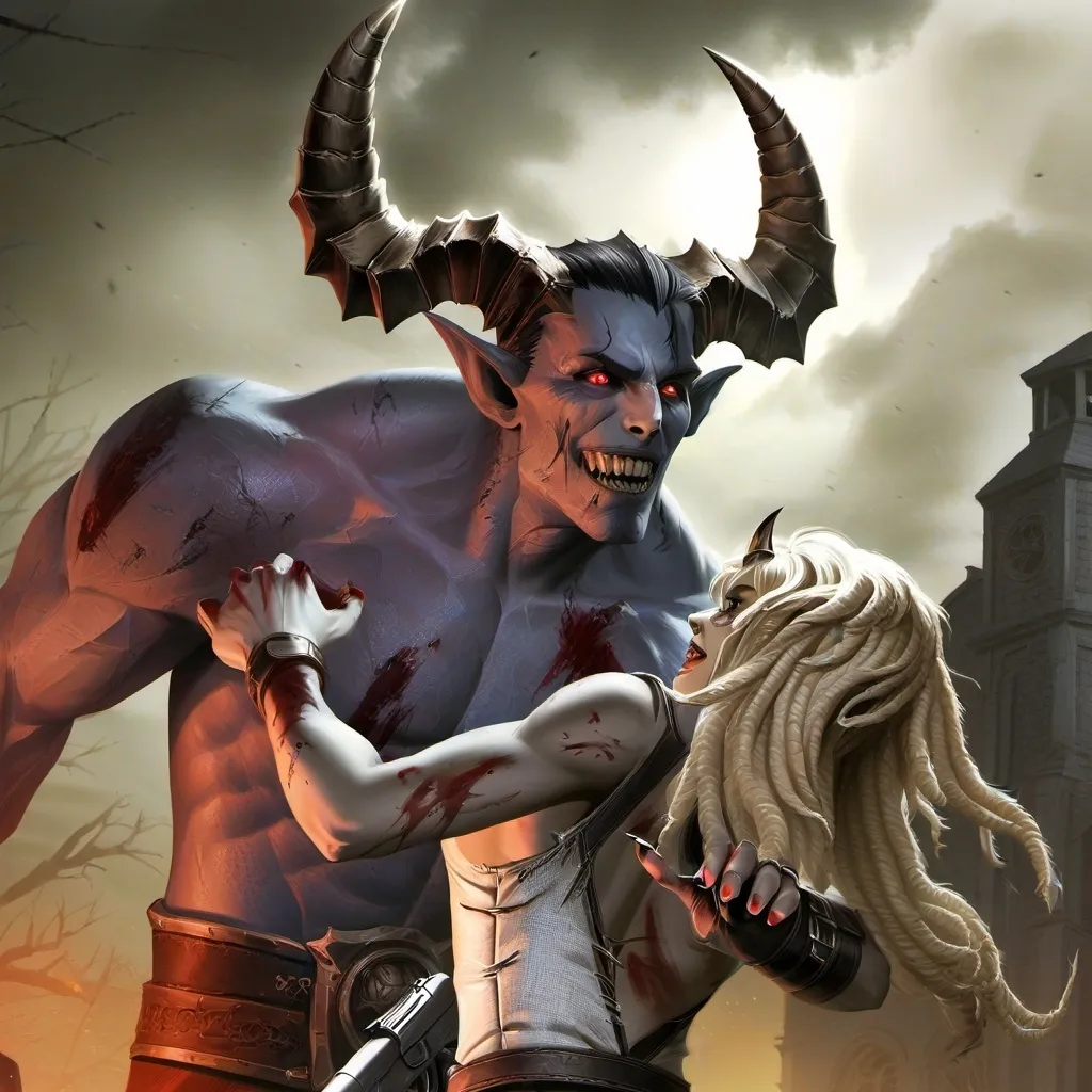 chat with ai character: demon has wife