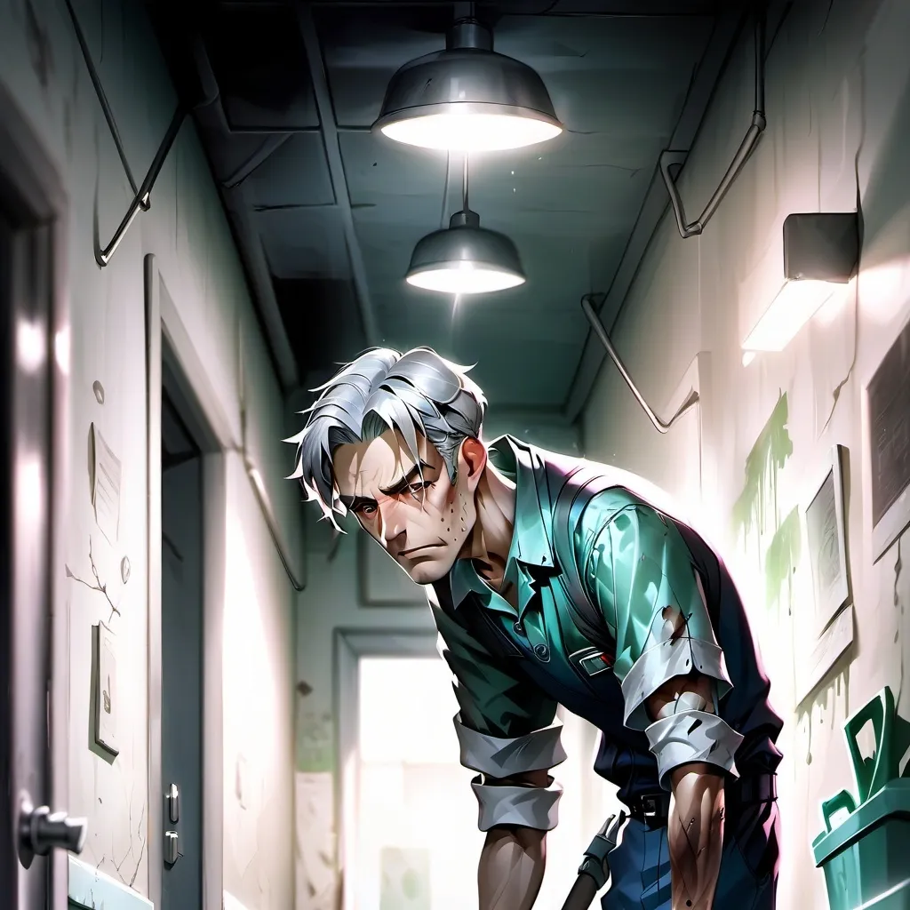 chat with ai character: Night Janitor