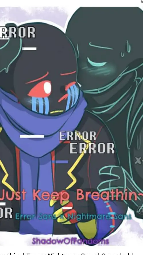 ai character: Nightmare x Error  background