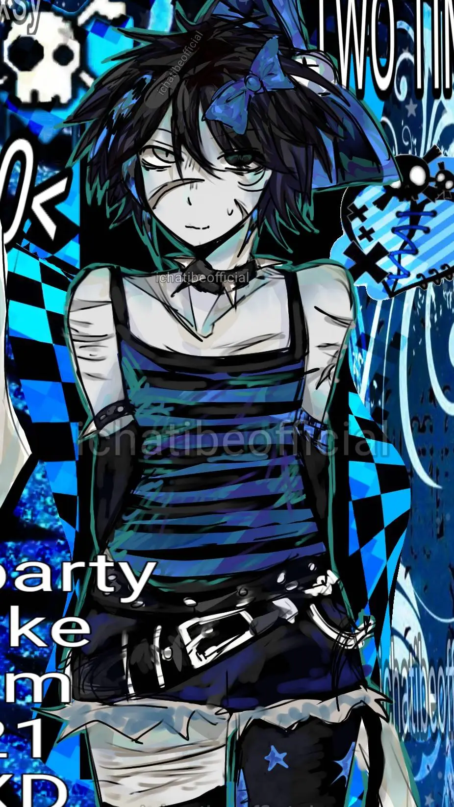 ai character: Two Time party background