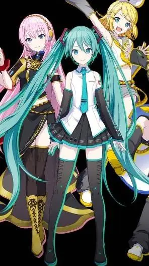 ai character: miku background