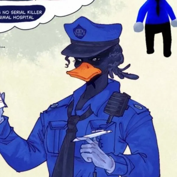 chat with ai character: Officer Duckman